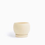 Bollé Ceramic Planter 6" - Almond