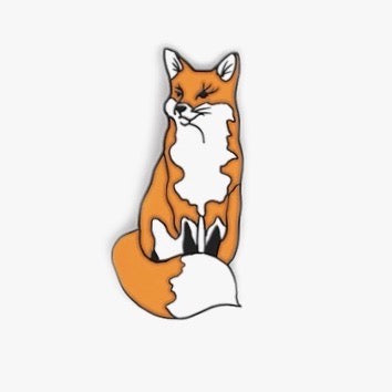 
                
                    Load image into Gallery viewer, Fox Enamel Pin
                
            