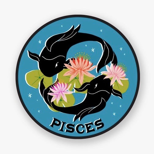 
                
                    Load image into Gallery viewer, Pisces Zodiac Sticker
                
            