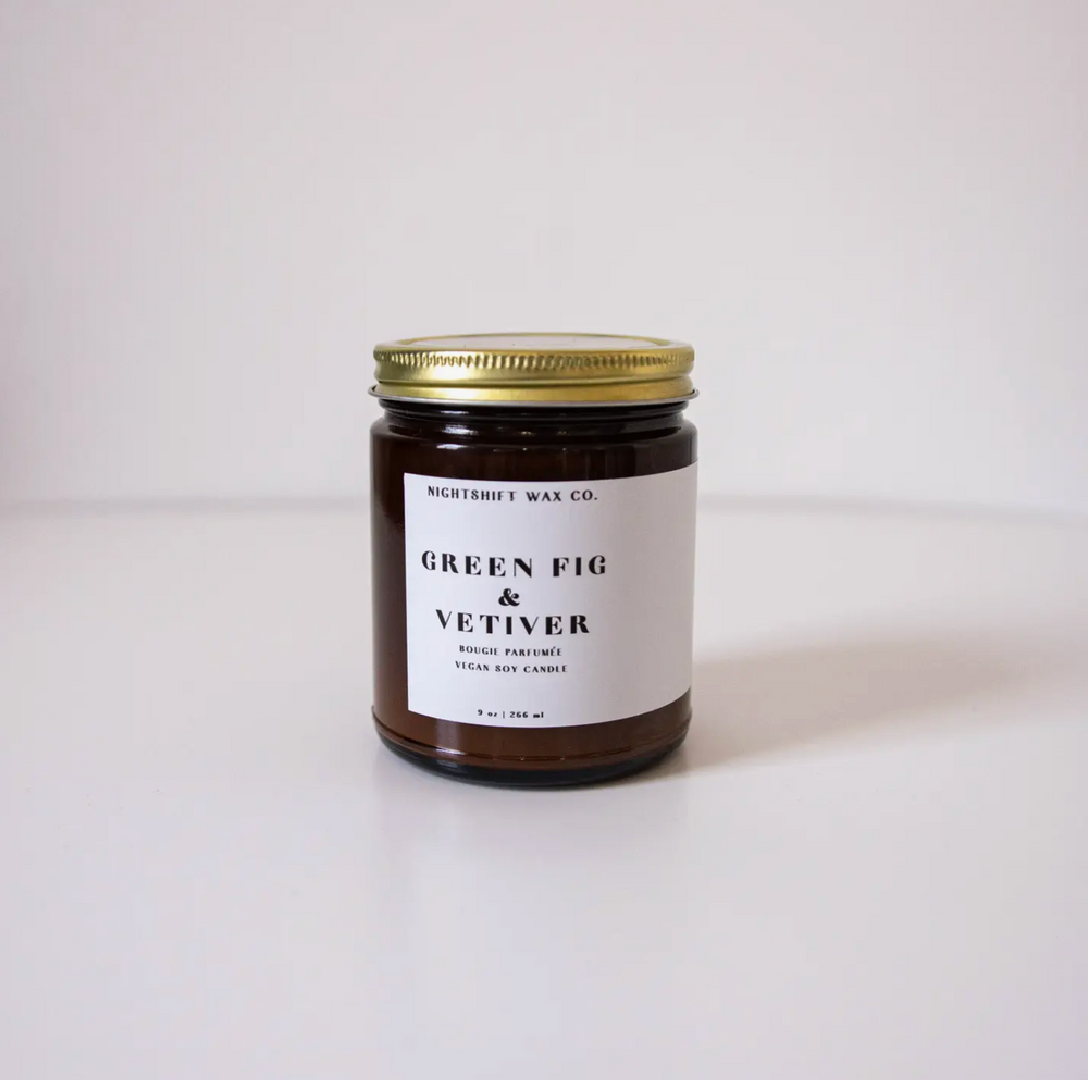 Green Fig & Vetiver Soy Candle