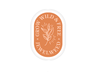 JEWELWEED Grow Wild & Free sticker