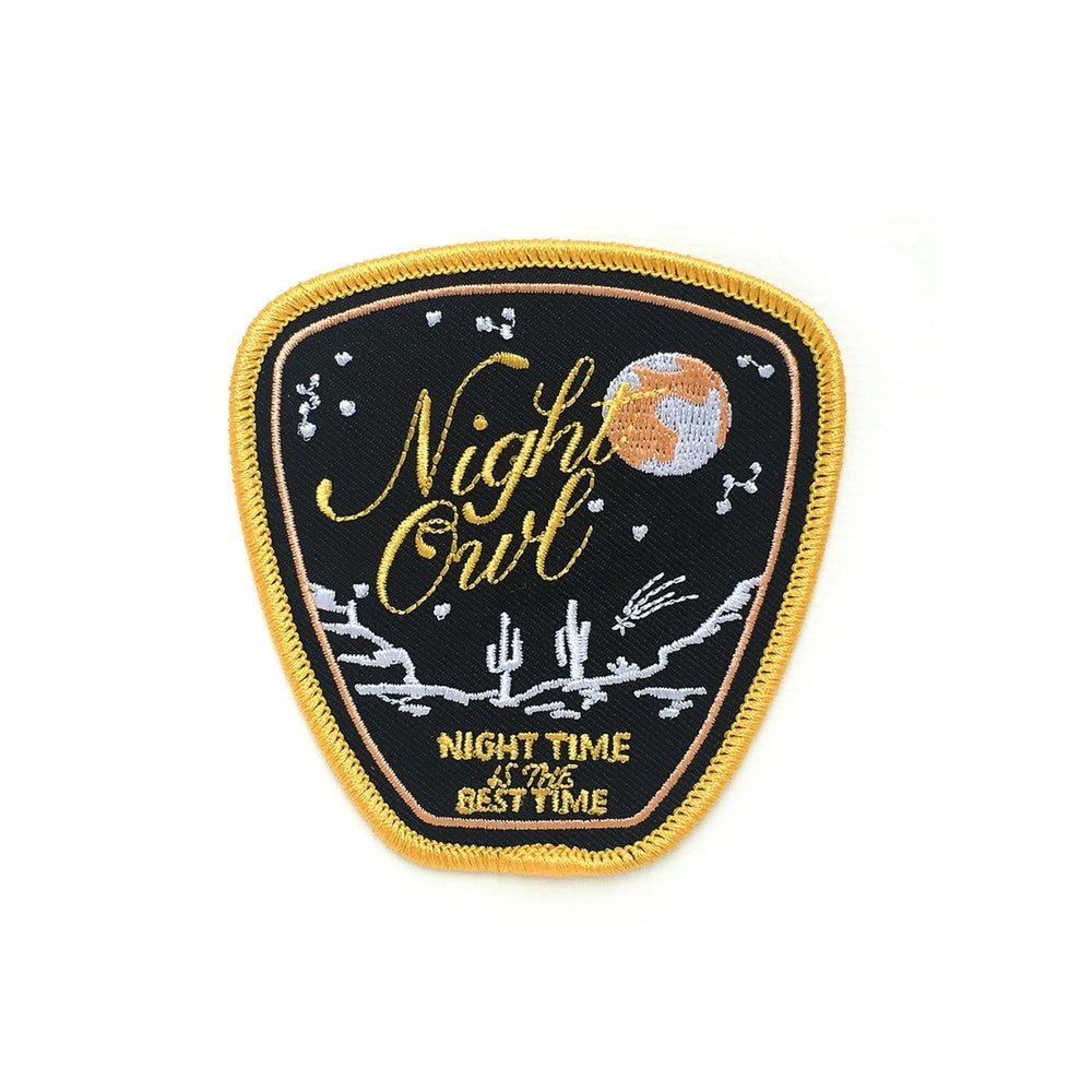 
                
                    Load image into Gallery viewer, Night Owl Embroidered Patch
                
            
