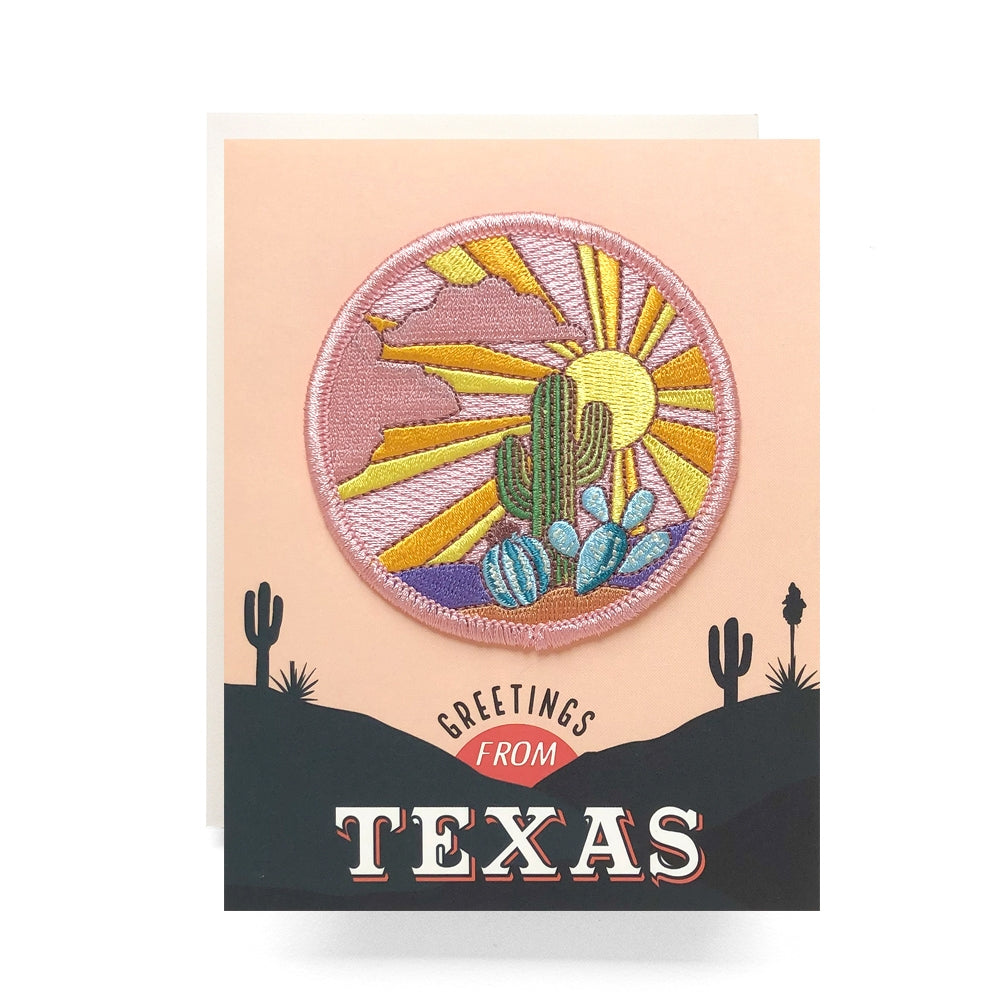 
                
                    Load image into Gallery viewer, Patch Greeting Card - Texas
                
            